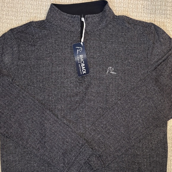 Rhoback Other - NWT Rhoback Men's Gray 1/4 Zip-Up Sweater